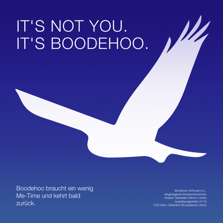 Boodehoo Website Abwesenheitsnotiz 2026-02